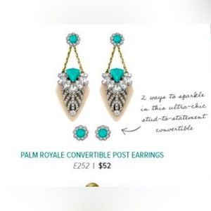 Chloe and Isabel Palm Royale Convertible Post Earrings